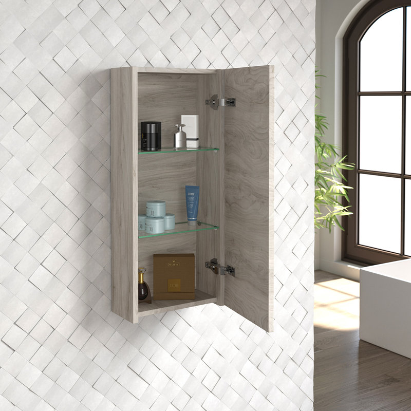 Dalia Wall Bathroom Cabinet, Gray Pine