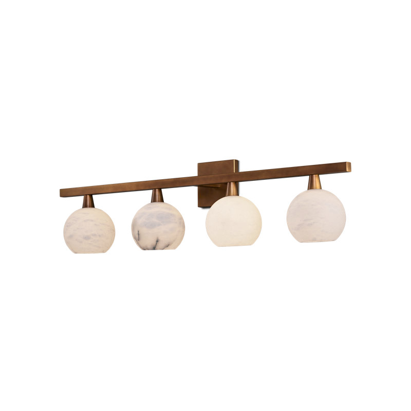 Bombelles Bronze Bath Bar, Antique Brass