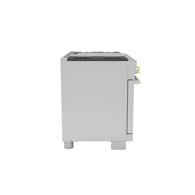 48" Dual-Fuel Professional Range with 4 Burners, Grill, and Griddle
