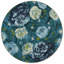 Tapis décoratif lavable à motif Blue Rose-2117774858