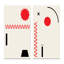 «Retro Japanese Colorful Geometric Typographie I», ensemble de 2 impressions-1462896693-1462896698