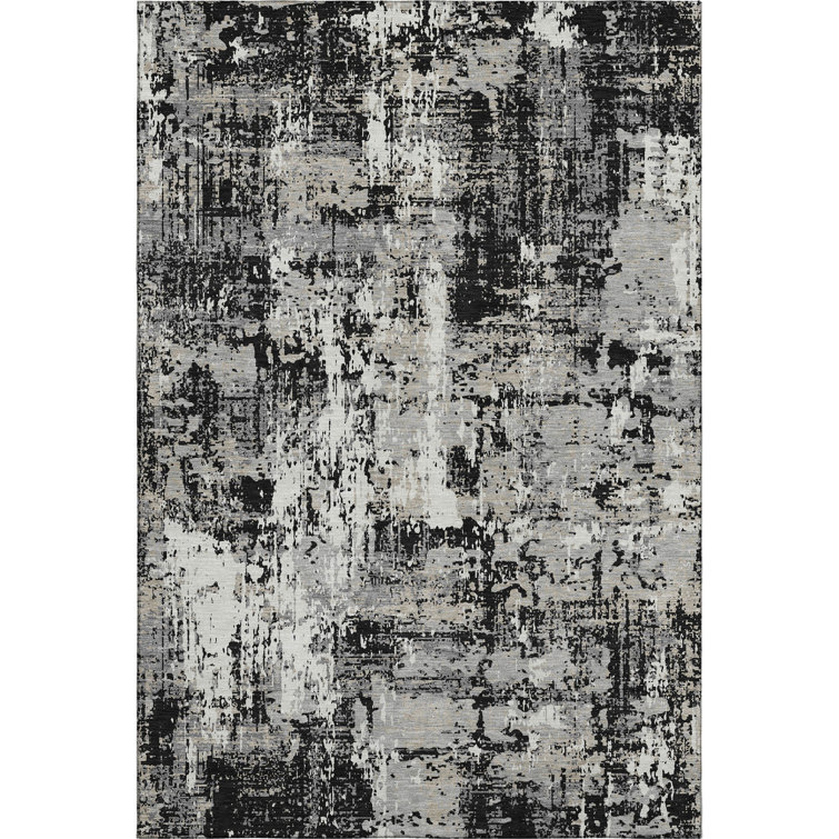 Premium Machine Washable Mayfield AMF1008 Abstract Rug