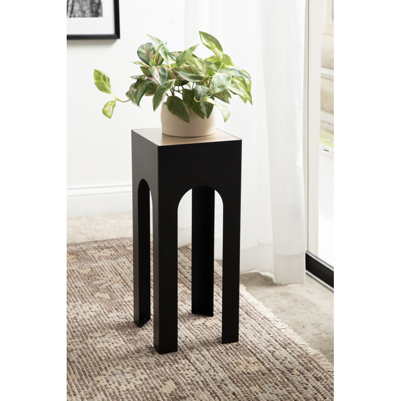 Square Drink Table for Use as Plant Stand
