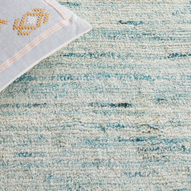 Pecktonville Hand Woven Performance Abstract Rug, Rectangle 5' x 8'