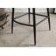 Iron Label Upholstered Counter Stool with Metal Frame-106589283