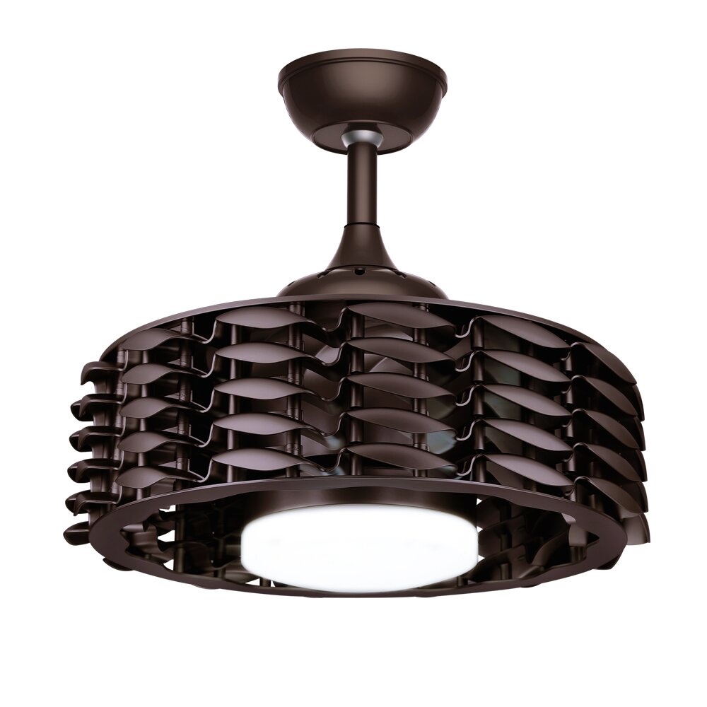 Alum LED Ceiling Fan black