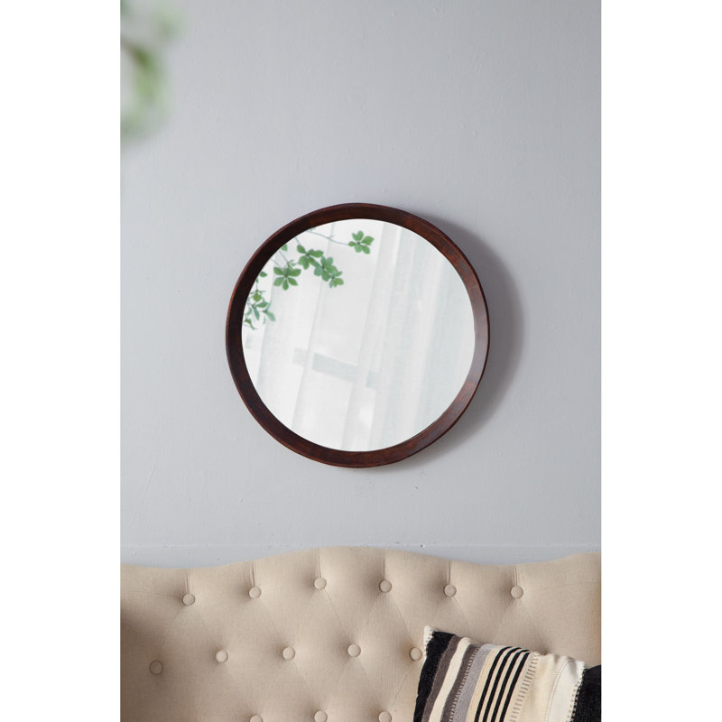 Miroir mural Mango Attrait. Éblouissement, Marron foncé