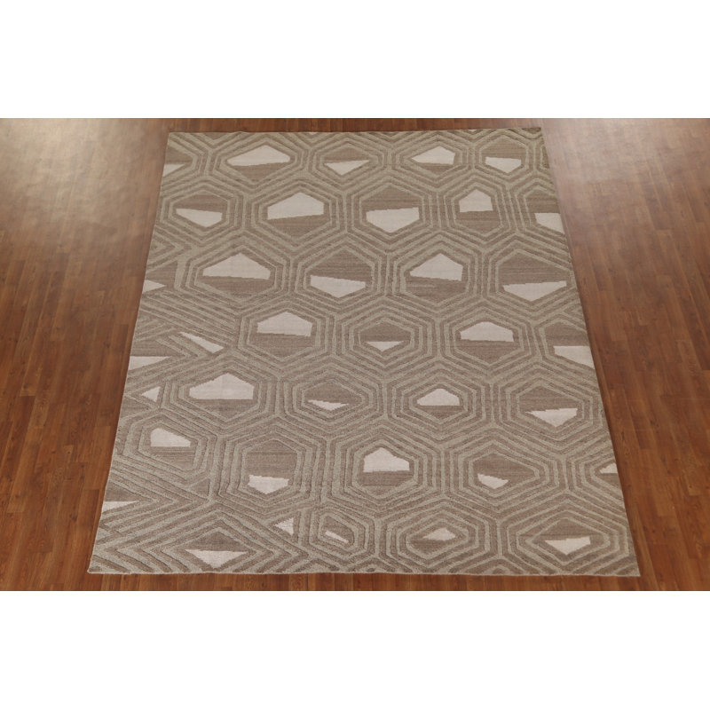 All-Over Geometric Modern Area Rug 8x10