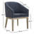 Bethea Rounded Back Dining Chair with Solid Wood Legs-120327901
