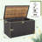 Gymax 51 " W 134 Gallons Water Resistant Wicker Deck Box