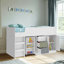 Liston Kids Midsleeper Bed With Matching Bedside Table Bedroom Set   