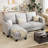 72" Upholstered Sofa Chaise-430677228
