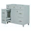 Base de meuble-lavabo simple 35,4 Fraya seulement-2084139396