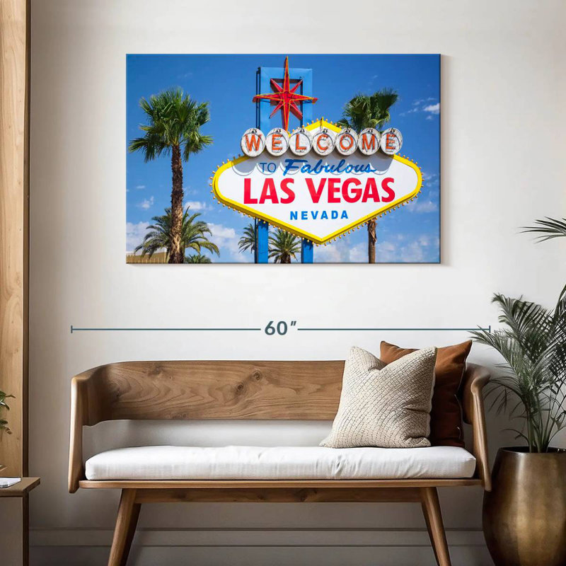 Panneau Lilie Las Vegas Nevada, H 30 po x l 45 po