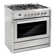 Cosmo 36 in. Stellar Collection 3.8 cu. ft. Dual Fuel Range, 5 Sealed Burners, 8 Function Convection Oven in Stainless Steel
