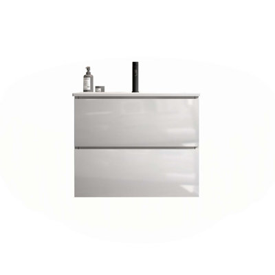 Meuble-lavabo luxueux avec rangement amélioré et design élégant
