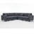 Oversized Modular Sectional Sofa Set, L Shaped Couch