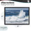 Cadre flottant Crashing Waves Splash, conception de JLM-2078451831-2078451825