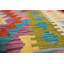 Tapis oriental réversible en laine Kilim 9 x 11