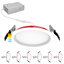Luxrite 6 in. Selectable 13 W Air-Tight IC Rated LED Canless Standard Recessed Lighting Kit