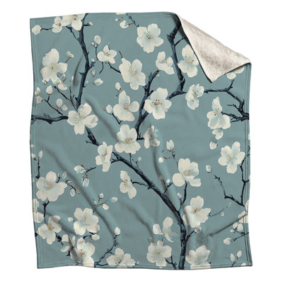Cherry Blossom Branches Blankets