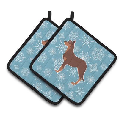 Cuisinier poignée pour chien australie urban maison winter flocons kelpie
