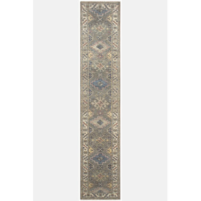 Oriental Area Rug in Gray