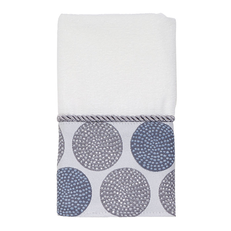 Pippas 100% Cotton Towel, White, Fingertip Towel - 1 Pack