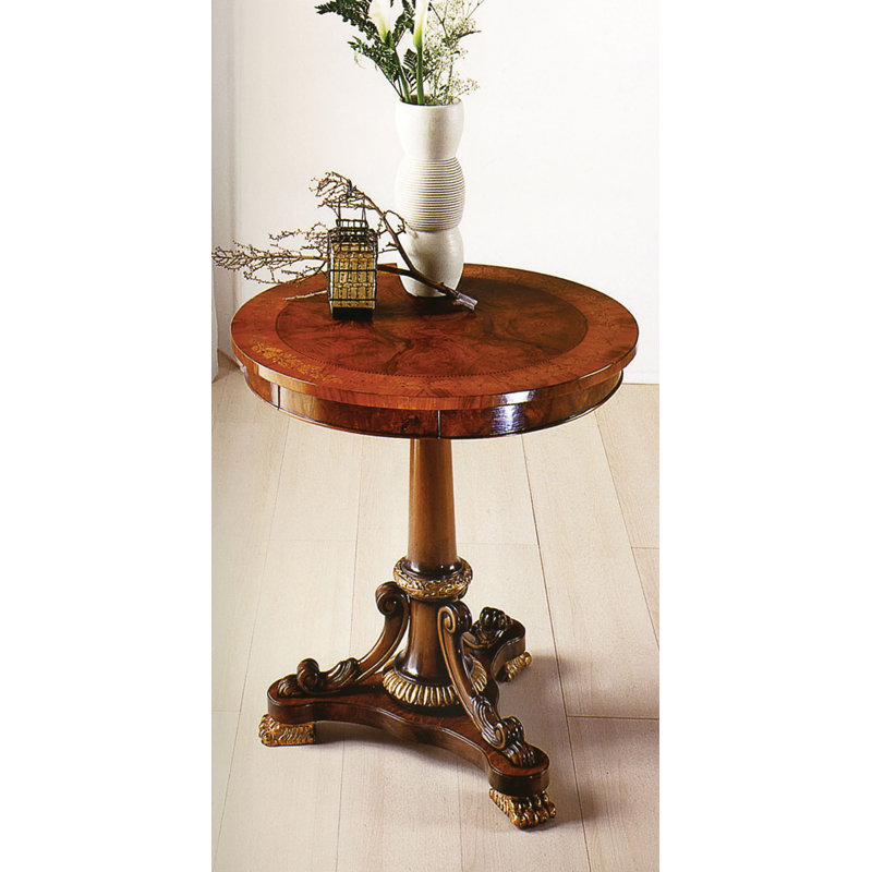 Small Pedestal End Table