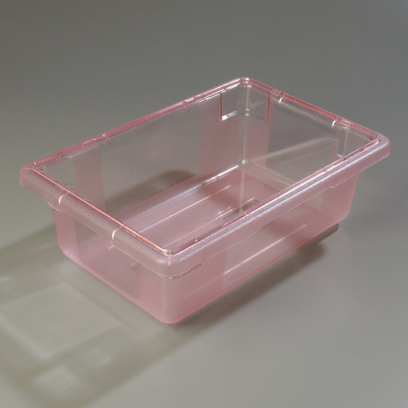 Contenant alimentaire rectangulaire en plastique 3,5 gallons Carlisle Food Service Products, Rouge