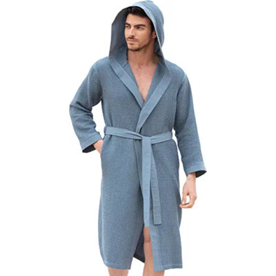 SEYANTE peignoir à capuchon en coton biologique turc 100% certifié GOTS