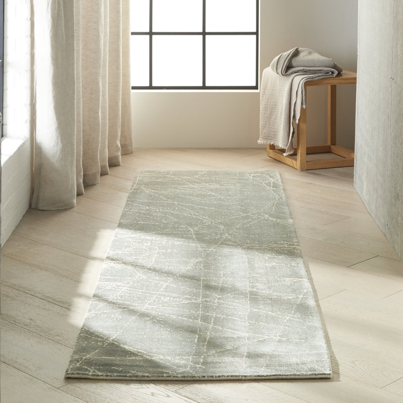 Maya Abstract Hand Woven Area Rug, Runner 69 x 244cm 
