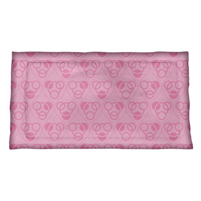 Taie décorative de coussin classique à motif de cercles et de vagues