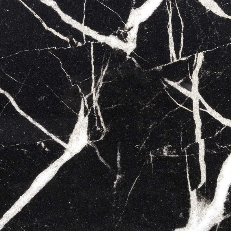 Marble Tech 24x24 Polished Nero Marquina Look Porcelain Tile