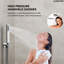 Système de douche à pluie haute pression 10 po, robinet de douche mural avec douchette-105183303-132487481