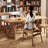 Brown Rectangular Solid Wood Desks-108741456