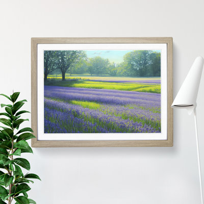 Exceptional Bluebell Field - Single Picture Frame Print