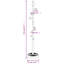 Noalani Iron Freestanding Coat Rack-1745151776