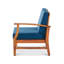 Fauteuil de patio droit, bleu-713760652