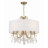 Elane 5 - Light Unique Drum Chandelier with Crystal Accents-1453321563