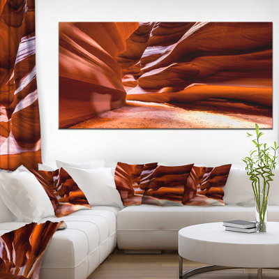 « souffle antilope canyon », impression sur toile tendue