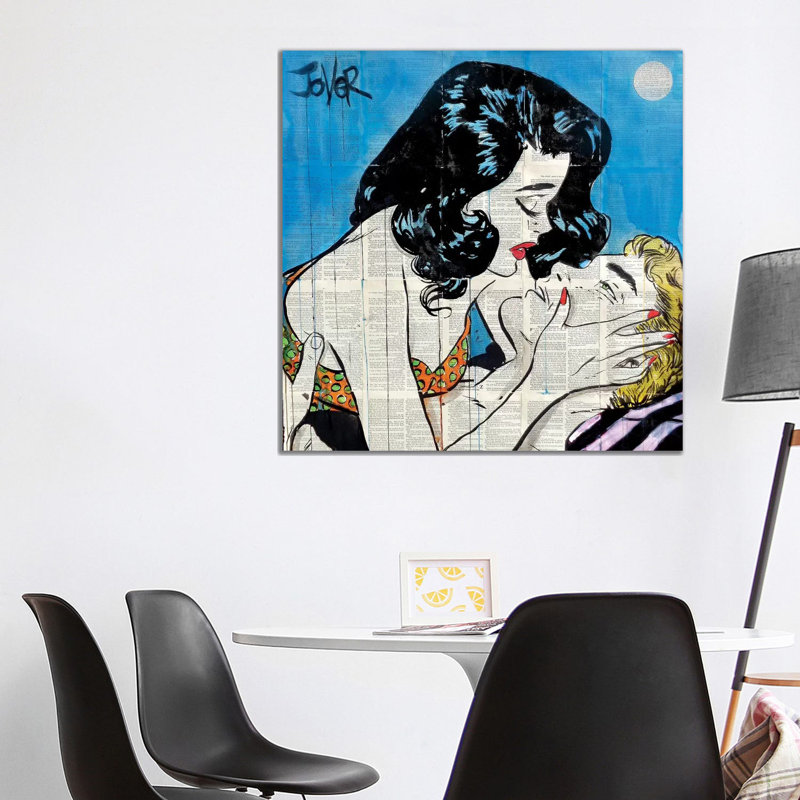 Summer Lovin' by Loui Jover - Wrapped Canvas Print, 93.98 cm H x 93.98 cm W x 1.91 cm D