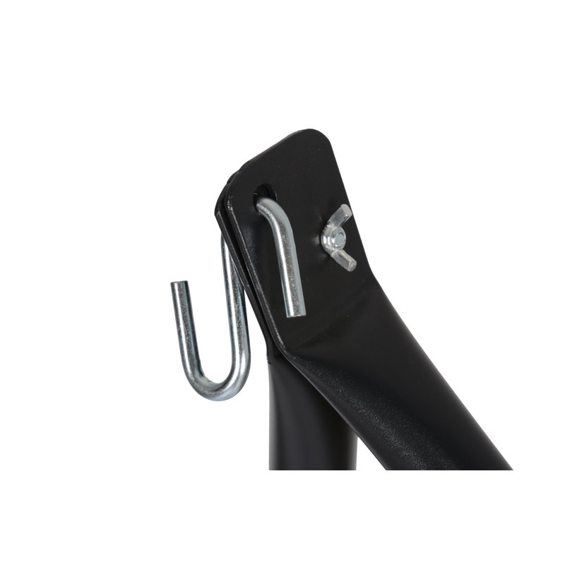 Black Steel X-Stand for Hanging Hammock Chairs