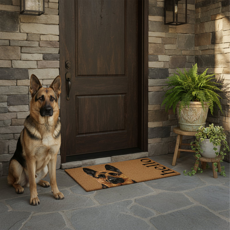 Tapis d'entrée / extérieur antidérapant 29 po x 17 po