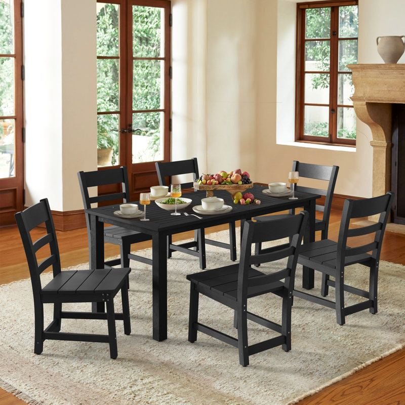 Chaise d'extérieur 17 po H, Black