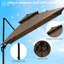 Parasol excentré 10 pi avec base Outsunny