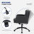 Culpepper Upholstered Office Chair Desk Chair Home Office Task Chair With Armrest-1667175392