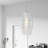 Aref 1-Light Dimmable Handblown Glass Single Pendant-368459203