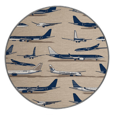 Tapis de transport gris lavable à la machine