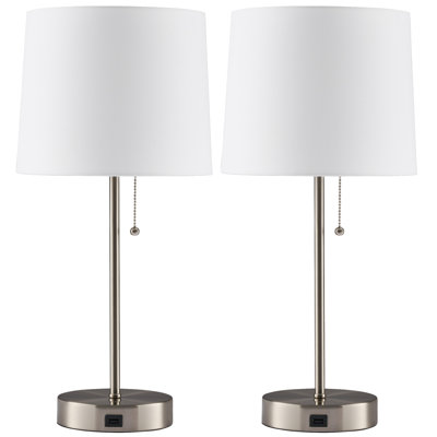 Daphyne 21" Modern Table Lamp with USB
